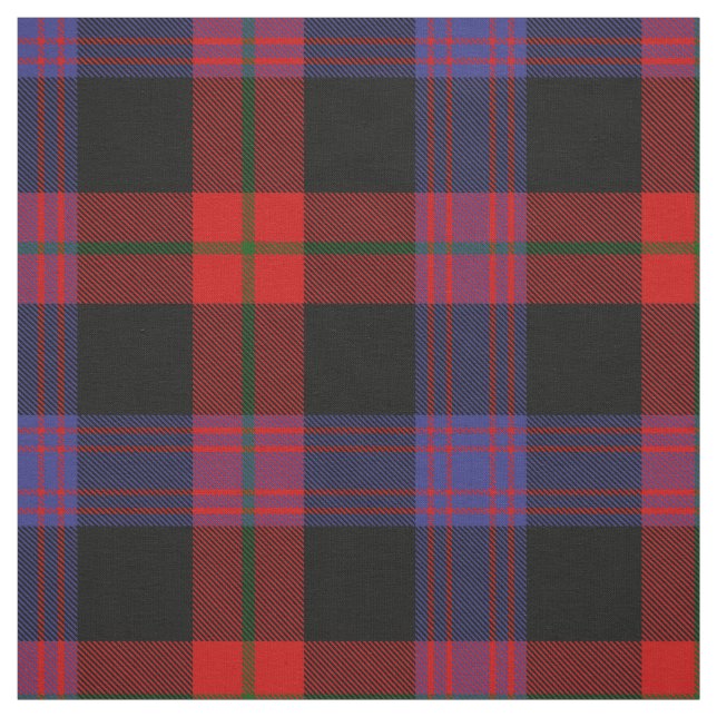 Klan Brown Tartan Tyg (Provkarta)