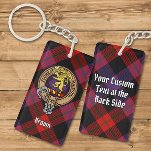 Klan Brown Vapensköld över Tartan