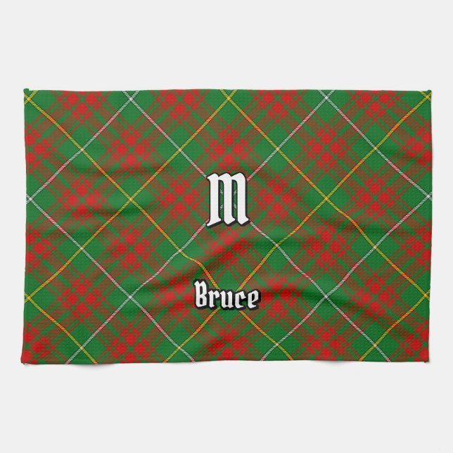 Klan Bruce Hunting Tartan Kökshandduk (Horisontell)
