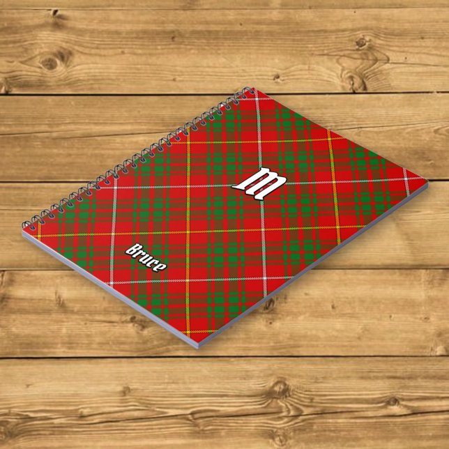Klan Bruce Tartan Anteckningsbok (Skapare uppladdad)