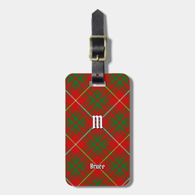 Klan Bruce Tartan Bagagebricka (Vertikal Framsida)