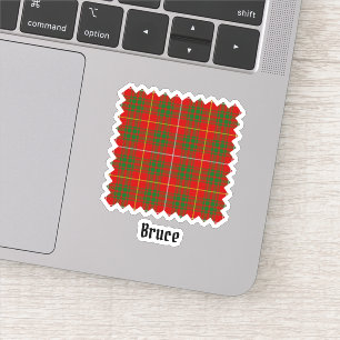 Klan Bruce Tartan Klistermärken