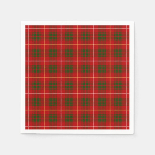 Klan Bruce Tartan Pappersservett (Framsidan)