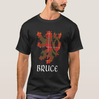 Klan Bruce Tartan Scottish Family Namn Scotland Pr T Shirt