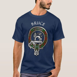 Klan Bruce Vapensköld & Hunting Tartan T-Shirt