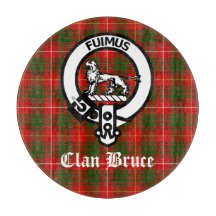 Klan Bruce Vapensköld Tartan Anpassningsbar