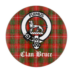 Klan Bruce Vapensköld Tartan Anpassningsbar
