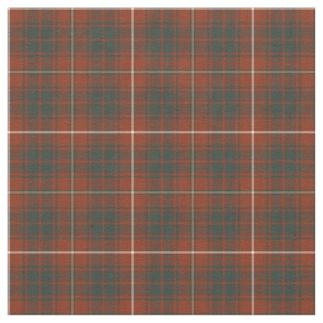 Klan Bruce Weasted Tartan Tyg (Närbild)