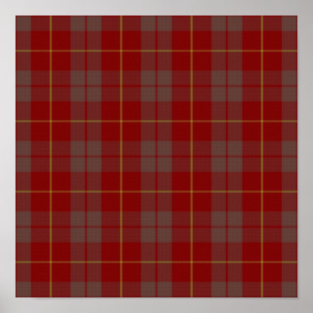 Klan Bryce Tartan - Digital Download Poster (Framsidan)