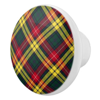 Klan Buchanan Gult och Grönt Scottish Play Knopp