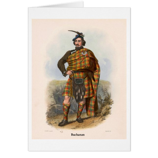 Klan Buchanan Hälsningskort (Framsidan)