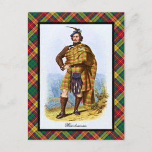 Klan Buchanan Scottish Dreams Postcard Vykort