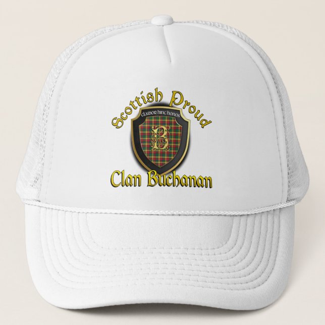 Klan Buchanan Scottish Dynasty Cap Truckerkeps (Framsida)