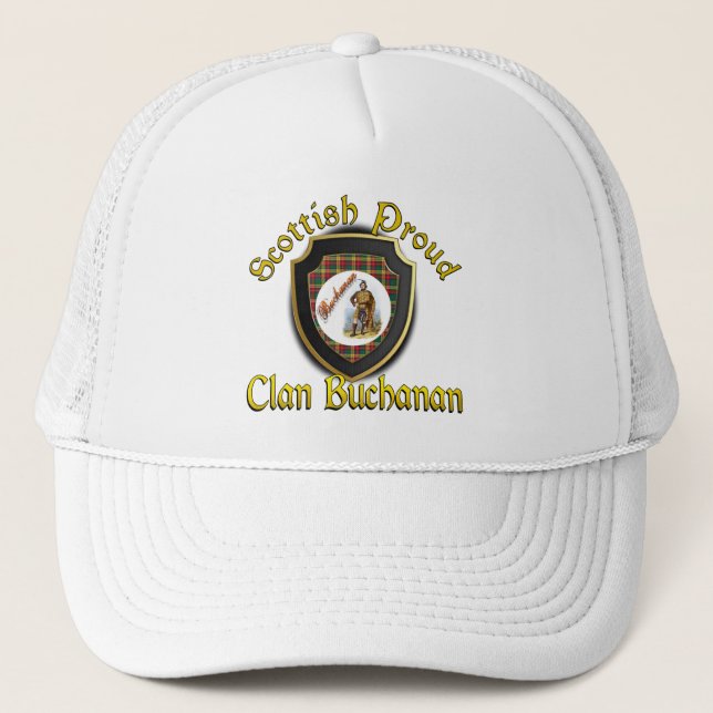 Klan Buchanan Scottish Dynasty Cap Truckerkeps (Framsida)