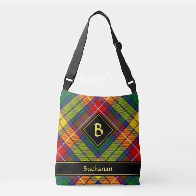Klan Buchanan Tartan Axelväska (Framsida)