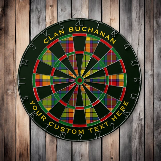 Klan Buchanan Tartan Darttavla (Skapare uppladdad)