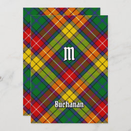 Klan Buchanan Tartan Inbjudningar