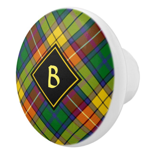Klan Buchanan Tartan Knopp (Höger)