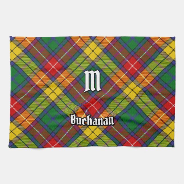 Klan Buchanan Tartan Kökshandduk (Horisontell)