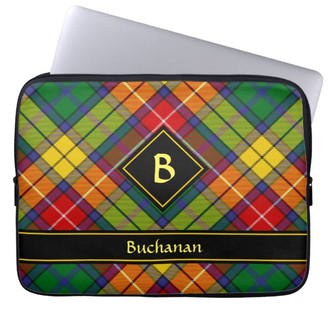 Klan Buchanan Tartan Laptop Fodral (Framsidan)