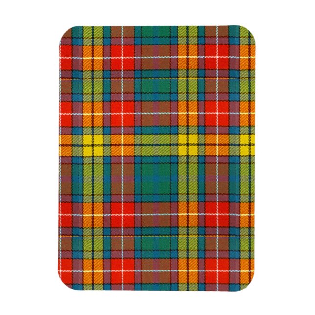 Klan Buchanan Tartan Magnet (Vertikal)