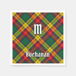 Klan Buchanan Tartan Pappersservett