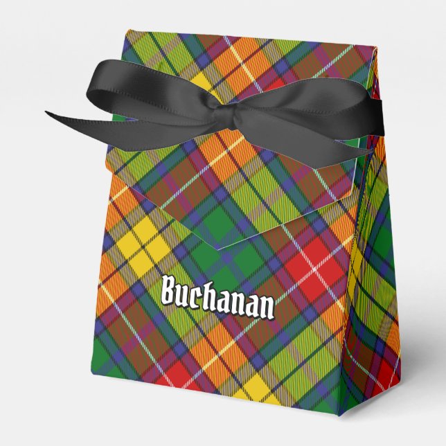 Klan Buchanan Tartan Presentaskar (Framsidan Sidan)