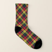 Klan Buchanan Tartan Red, Gult och Grönt Play