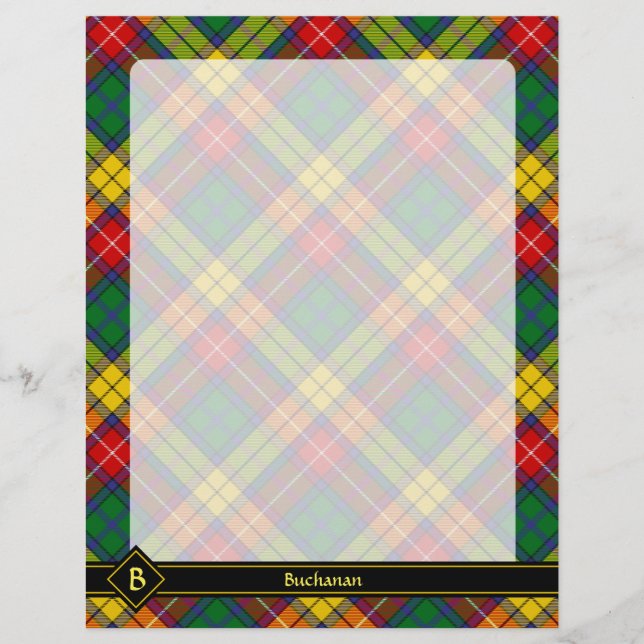 Klan Buchanan Tartan Reklamblad (Framsidan)