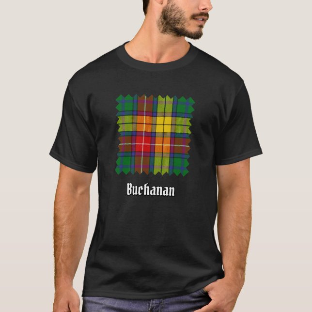 Klan Buchanan Tartan T Shirt (Framsida)