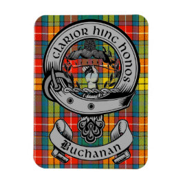 Klan Buchanan Vapensköld Badge & Tartan Magnet