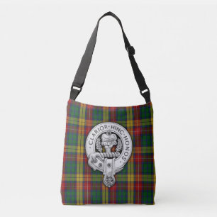 Klan Buchanan Vapensköld & Tartan Axelväska