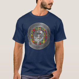 Klan Buchanan Vapensköld & Tartan Knot T Shirt