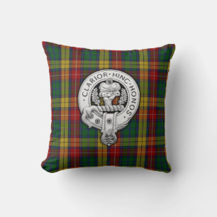 Klan Buchanan Vapensköld & Tartan Kudde