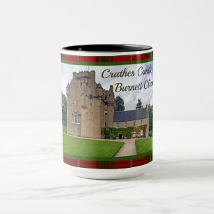 Klan Burnett Crathes Castle Tartan Photo Mugg