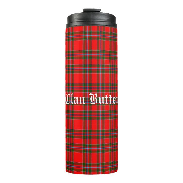 Klan Butter Tartan och Anpassningsbar Text (Framsida)