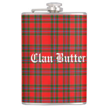 Klan Butter Tartan och Anpassningsbar Text