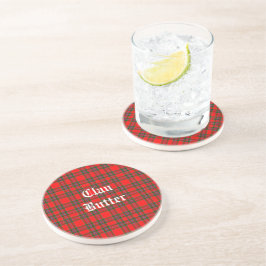 Klan Butter Tartan och Anpassningsbar Text Underlägg