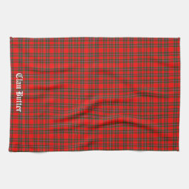 Klan Butter Tartan Personlig Kökshandduk