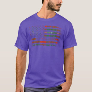 Klan Callender Scottish tartan US flagga kilt Scot T Shirt