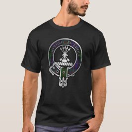 Klan Cameron Erracht Tartan Vapensköld T Shirt