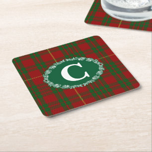 Klan Cameron Monogrammed Play Papper Underlägg Kvadrat