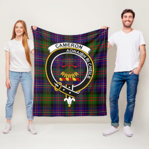 Klan Cameron of Erracht Modern Tartan Play Fleecefilt