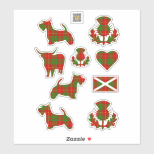 Klan Cameron Tartan Klistermärken