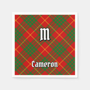 Klan Cameron Tartan Pappersservett