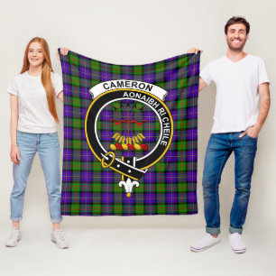 Klan Cameron Tartan Play Fleecefilt