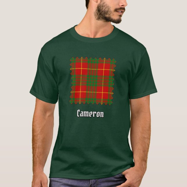 Klan Cameron Tartan T Shirt (Framsida)