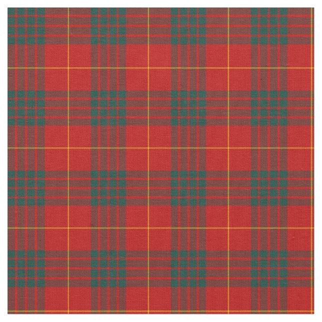 Klan Cameron Tartan Tyg (Närbild)