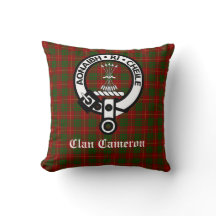 Klan Cameron Vapensköld Badge & Tartan Anpassade
