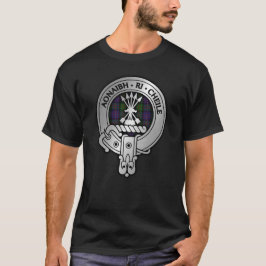Klan Cameron Vapensköld & Erracht Tartan T Shirt